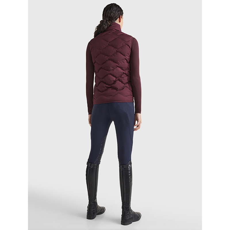 Tommy Hilfiger Women's Mid-Weight RE-Down Gilet - Deep Burgundy-2